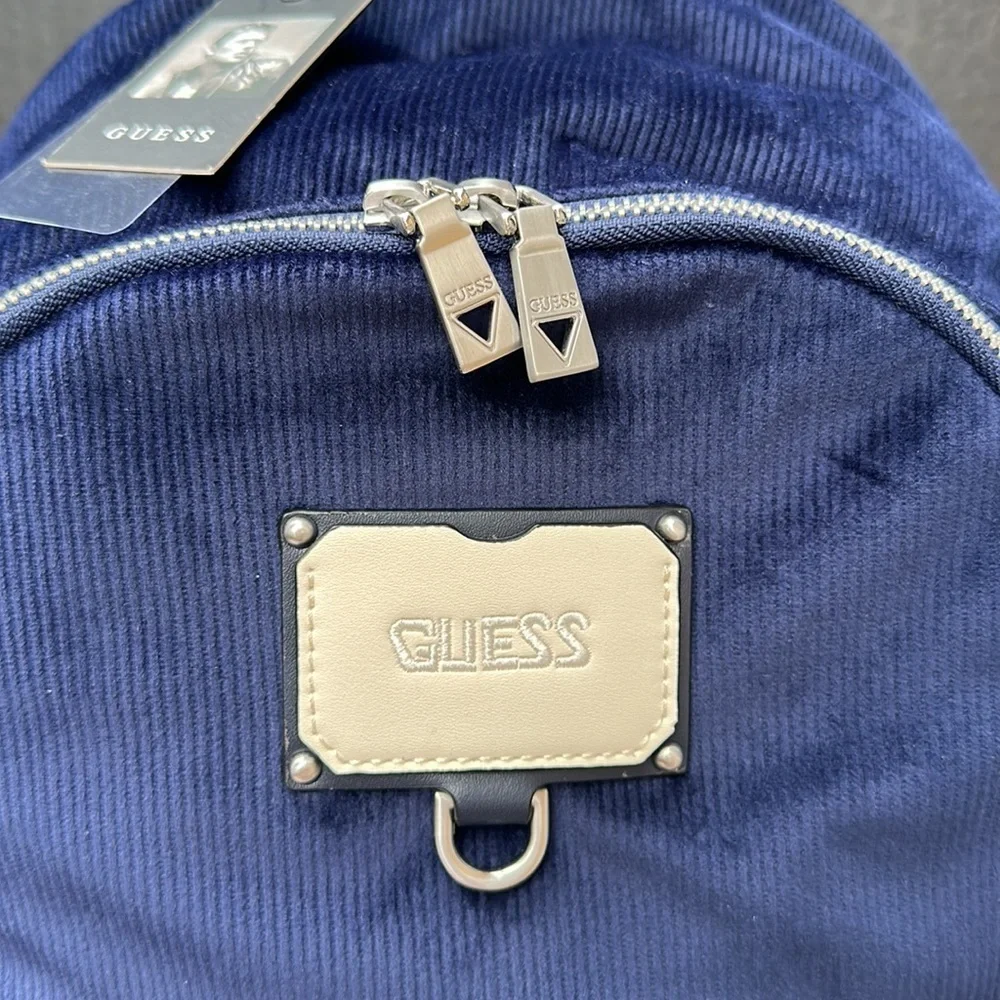New GUESS Quarto Corduroy Backpack